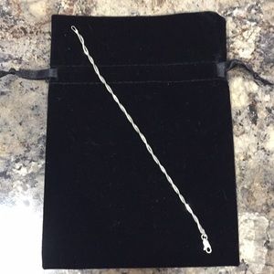 Sterling Silver 925 Twisted Bracelet